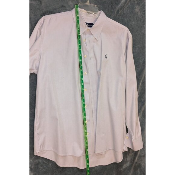 Ralph Lauren Button Up Shirt Men’s  Extra Large Blue Long Sleeved 100% Cotton - Picture 10 of 13